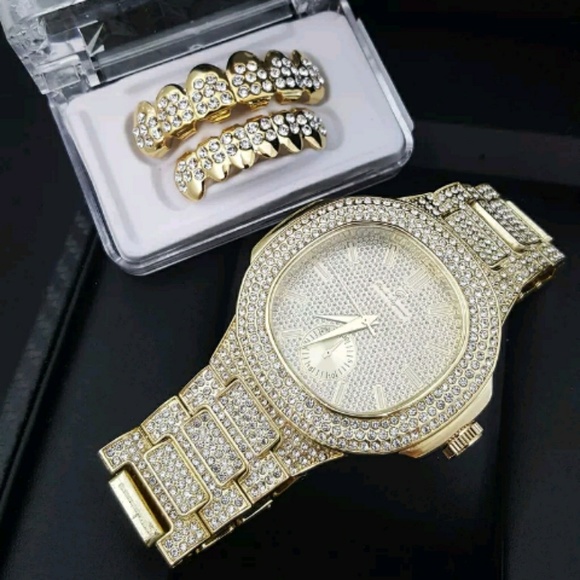 mens hip hop watches